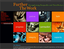 Tablet Screenshot of furtherthework.com
